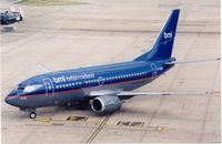 G-BVKC @ LHR - At London Heathrow,Apr.2001 - by metricbolt