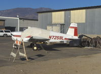 N7259L @ SZP - 1972 American Aviation AA-1A, Lycoming O-235 108 Hp - by Doug Robertson