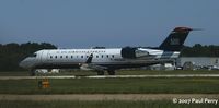 N405AW @ ORF - Another Air Wisconsin flight headed out