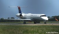 N833MJ @ ORF - Delta flight coming to the end of RWY5 - by Paul Perry