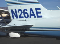 N26AE @ SZP - 1976 Siai-Marchetti SF.260B, Lycoming O-540-E4A5 260 Hp, tail - by Doug Robertson