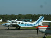 G-GFCD @ EGLK - Taken at Blackbushe Airport 8th September 2004 (sorry about the black spot on the lens) - by Steve Staunton