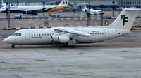 G-FLTC @ EGBB - Flightline Bae146 on a wintery morning at Birmingham International (UK) - by Terry Fletcher