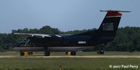 N981HA @ ORF - Barrelling down the runway, off again - by Paul Perry