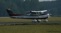N77SY @ ASJ - Somewhat misty backdrop for this pretty lady