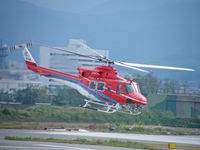 JA893F @ RJNK - Bell 412/Komatsu - by Ian Woodcock
