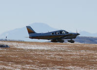 N4300V @ KAPA - Taxi to takeoff with Pikes Peak in the background. - by Bluedharma