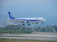 JA8568 @ RJNK - Boeing 767-381/ANA/Komatsu - by Ian Woodcock
