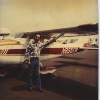 N855CB @ POC - Shortly after new paint )mid-1970s) - by Unknown