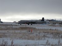 N351CE @ PABE - Everts Holding Short Runway 18 Bethel - by Martin Prince, Jr