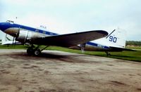 N907Z @ MWO - Splendid Miami Valley DC3 at Hook Field in 2002 - by Terry Fletcher