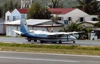 YV-822CP @ TNCM - This Gulfstream Commander 690D cn 15030 was photographed on the St.Maarten ramp in 2003 - by Terry Fletcher