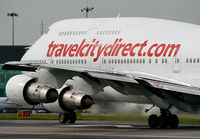 TF-AME @ EGCC - Travel City holiday jet - by Kevin Murphy