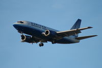 N910UA @ KORD - Boeing 737-500