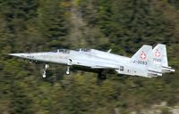 J-3093 @ LSMM - Seen during take off at Meiringen AB in the haert of Switserland.