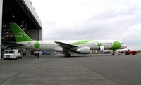 N698DL @ YVR - Leaving the hangar after maintenance
