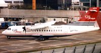 G-BVJP @ EGBB - Gill Airways ATR at Birmingham in 2000  became G-TAWE before YV1008 - by Terry Fletcher