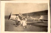 G-AGWY - G-AGWY operating pleasure flights from cleethorpes beach - around 1956 - by Walter Dudley