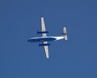 N455YV @ KAPA - United Express Overflight - by John Little