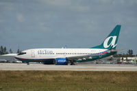 N281AT @ KMIA - Boeing 737-700 - by Mark Pasqualino
