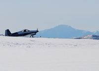 N184CB @ KAPA - Taxi to takeoff with Pikes Peak in the background.
