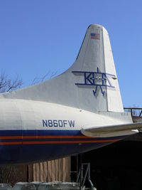 N860FW @ FTW - Former Pacific Western (CF-PWU), Worldways (C-FPWU), Wright Airways (N2569D), Viking Int'l, Kitty Hawk (N860FW) at The Vintage Flying Museum - by Zane Adams