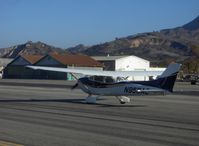 N950AC @ SZP - 1983 Cessna 172, Lycoming O-320-D2J 160 Hp, taxi to Rwy 22 - by Doug Robertson
