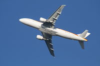 EC-IZR @ EBBR - flight IB2303 is taking off from rwy 25R