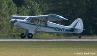 N19HY @ SFQ - Just got her tailwheel on the ground