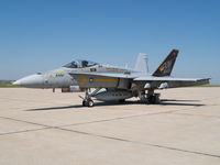 163444 @ KLNK - NAVY F/A 18C - by Gary Schenaman