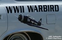 N694US @ SFQ - Some of the decoration on the Warbird Rides Support Vehicle