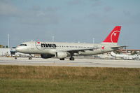 N326US @ KMIA - Airbus A320 - by Mark Pasqualino