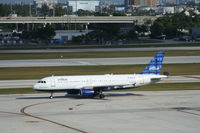 N589JB @ KFLL - Airbus A320