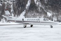 CS-DHA @ LSZS - Cessna 550