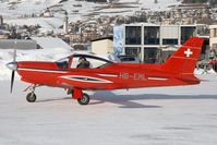 HB-EML @ LSZS - Aviamilano F-260