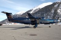 HB-FOI @ LSZS - Air Engiadina PC-12
