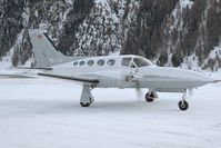 HB-LQZ @ LSZS - Cessna 421