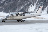 HB-LTQ @ LSZS - Air Engiadina Partenavia P68