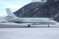 LX-SVW @ LSZS - Dassault Falcon 2000