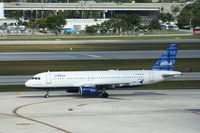 N595JB @ KFLL - Airbus A320 - by Mark Pasqualino