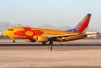 N781WN @ LAS - Southwest Airlines New Mexico One N781WN (FLT SWA3260) from Nashville Int'l (KBNA) landing on RWY 25L.