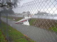 N6672T @ SAC - wind storm damage January 4, 2008 - by Sam Simpson