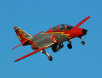 E25-06 @ LEBL - Aguila 6 maneuvering to land on RWY 25R. - by Jorge Molina