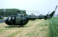 B-42 @ EHDL - In the week prior to the Deelen Open House all Bo-105 and Alouette helicopters were parked along a taxi track. A great way photographing these aircraft. - by Joop de Groot
