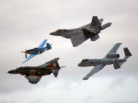 72-0162 @ KLSV - Aviation Nation 2007 / Air Combat Command Heritage Flight - by Brad Campbell