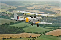 G-ANMO - Air to air during 2 ship Tigermoth formation over Oxfordshire in 1998. - by Bill Pegram