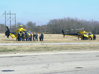 N956AE - N956AE and another aircraft being shown to the Arlington Police Department (Texas) - by Zane Adams