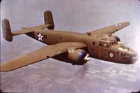 40-2180 - B-25 Mitchell.  This shot was taken during WWII, and I found it at my high school in 1968.  34th Bomb Sqdn, 17th BG. - by Glenn E. Chatfield