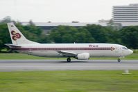 HS-TDE @ VTBD - Thai International 737-400