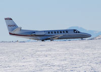 N545PL @ KAPA - Taxi to takeoff with Pikes Peak in the distance.